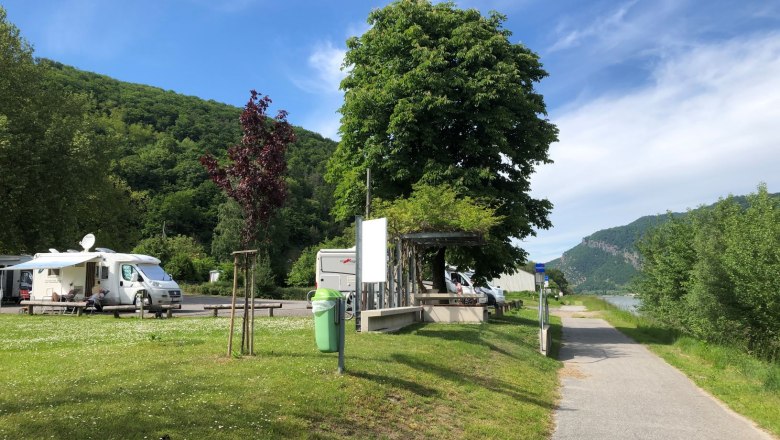 Motorhome pitches on the Danube, © Donau NÖ Tourismus