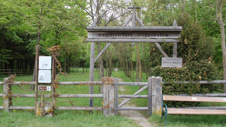 Purgstall POW camp: Entrance to the Schauboden camp cemetery, © ARDIG, Volker Lindinger