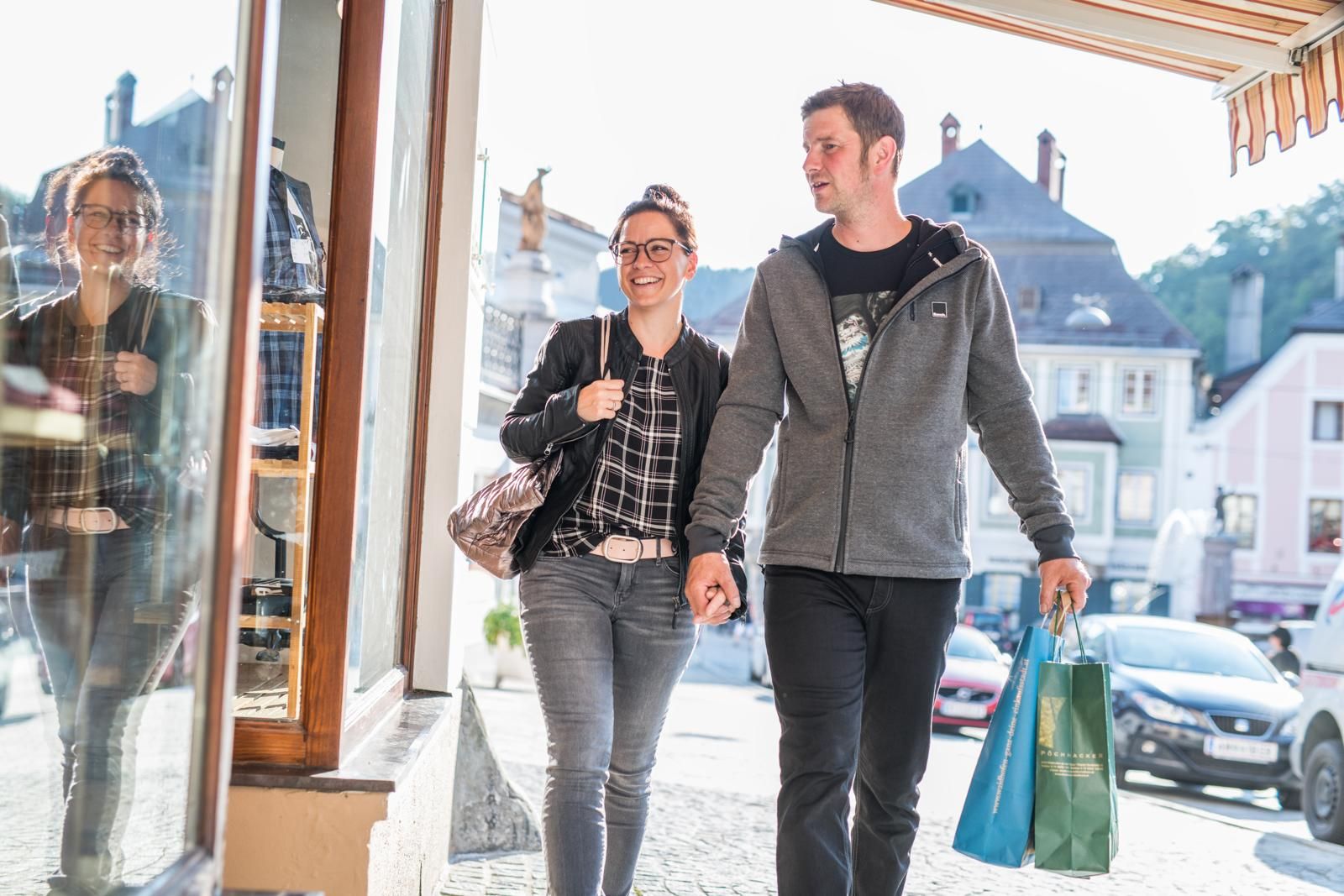 City stroll for two