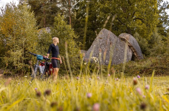 Short breather in the Blockheide Nature Park, © Franziska Consolati