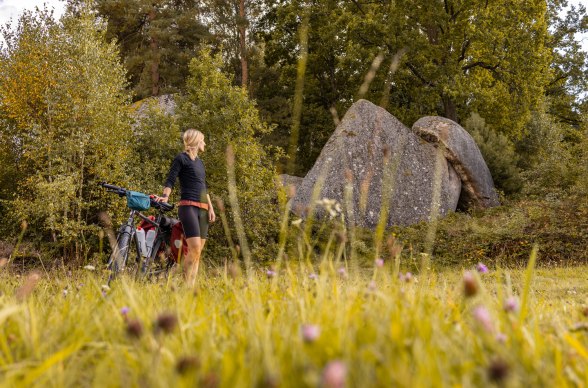 Short breather in the Blockheide Nature Park, © Franziska Consolati