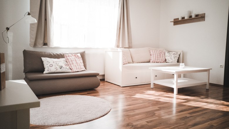 Living room of the vacation home Weitental, © Gerald Demolsky