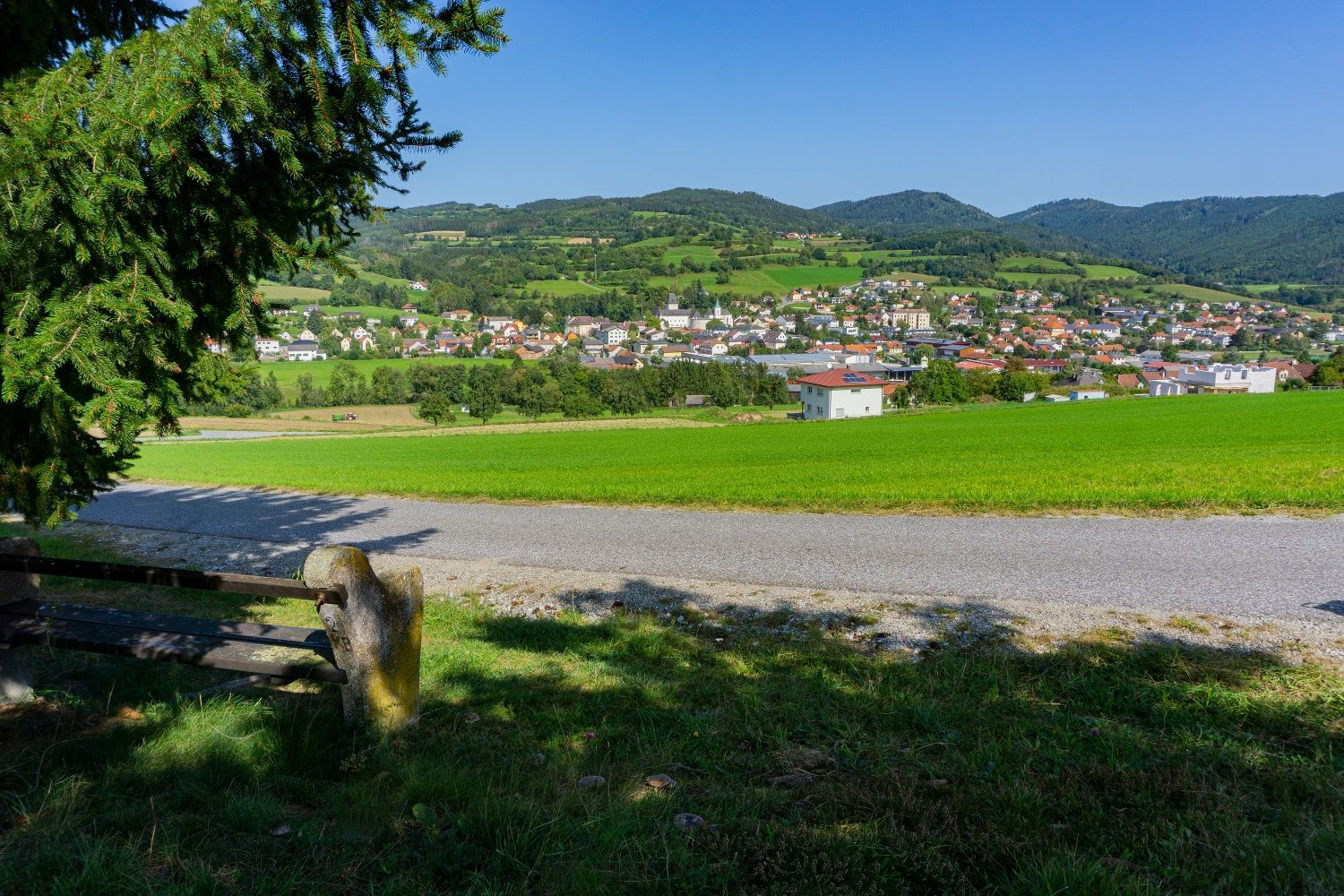 Before Krempersbach - view of Pöggstall