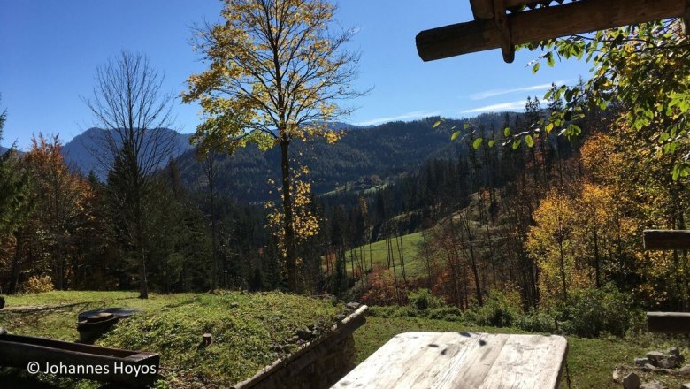 Holzknechthuette_view_autumn, &copy; Johannes Hoyos