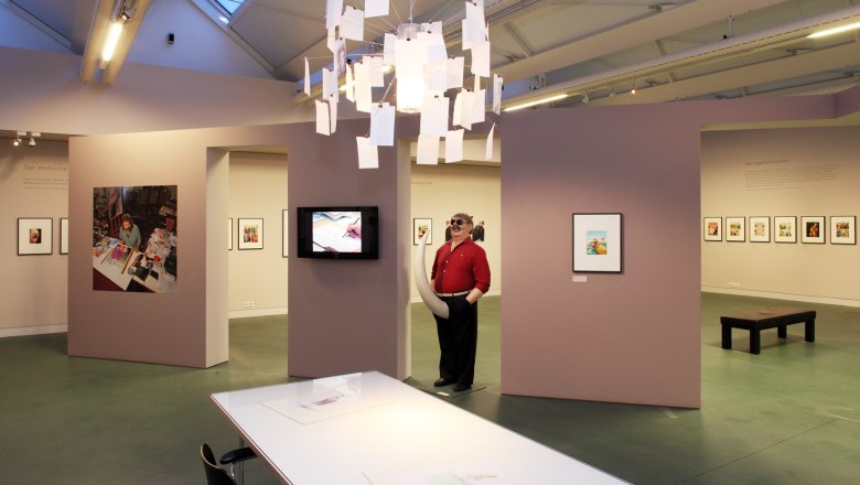 Caricature museum inside, &copy; Kunstmeile Krems_Christian Redtenbacher