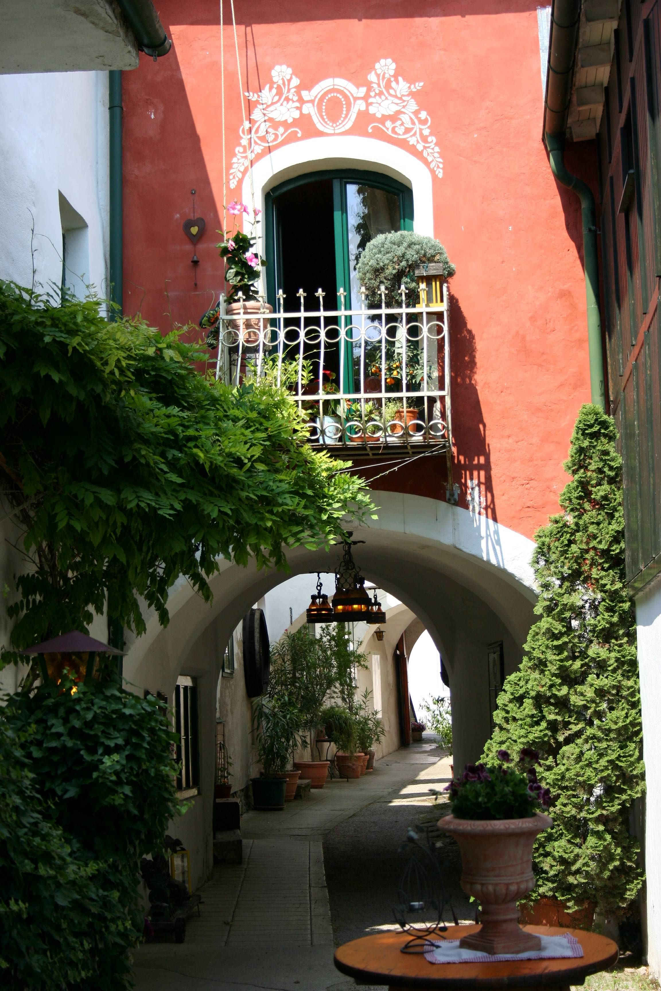 The winery in the center of Gumpoldskirchen