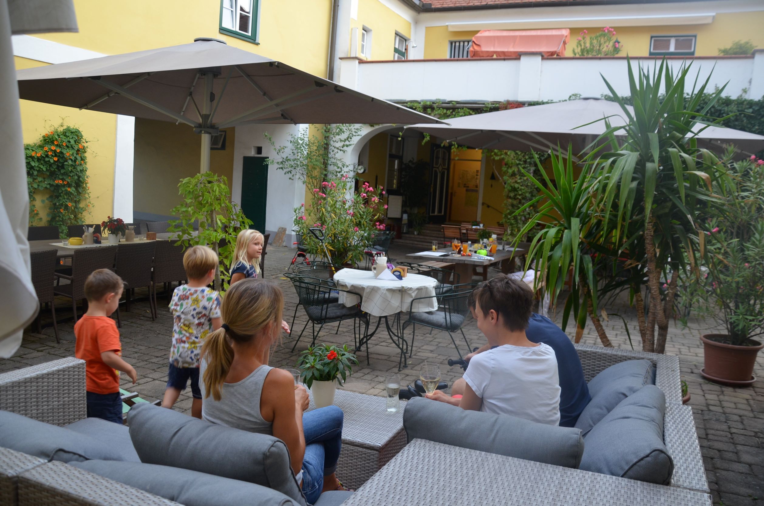 Inner courtyard