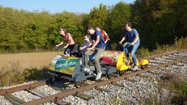 Draisine bicycle, © Weinvierteldraisine