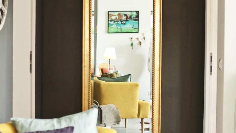 Mirror in the anteroom in the 5-person house, Rohrau