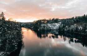 Winter, Stausee, &copy; Waldviertel Tourismus, sommertage.com