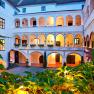 Inner courtyard in the evening, &copy; Schloss Ernegg