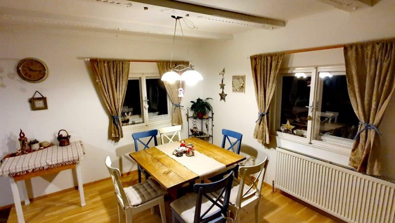 Cozy dining area in winter, © Familie Roseneder