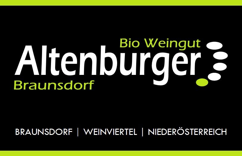 Logo of the organic winery Altenburger from Braunsdorf, Weinviertel, Lower Austria.