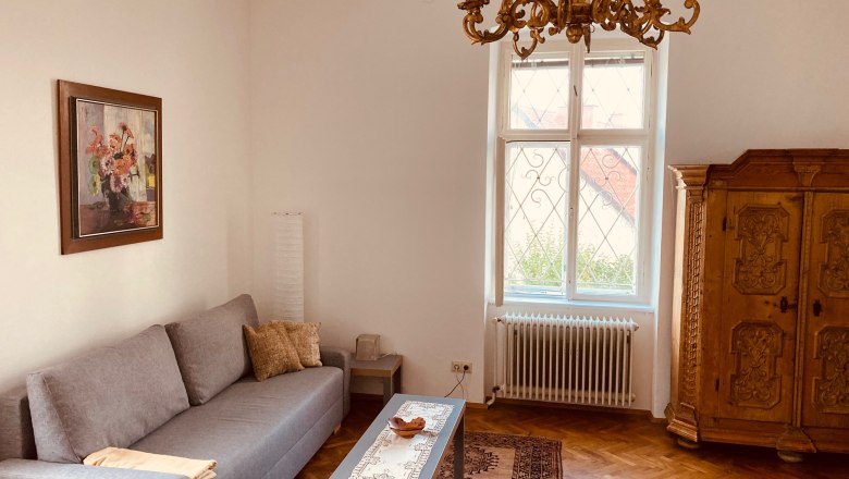 Living room in the Villa Wachtertor, © Thomas Hruschka