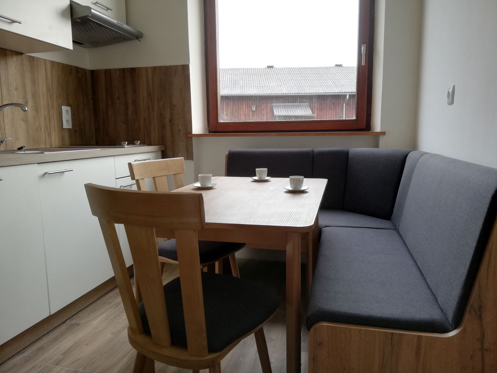 Kitchen in apartment F