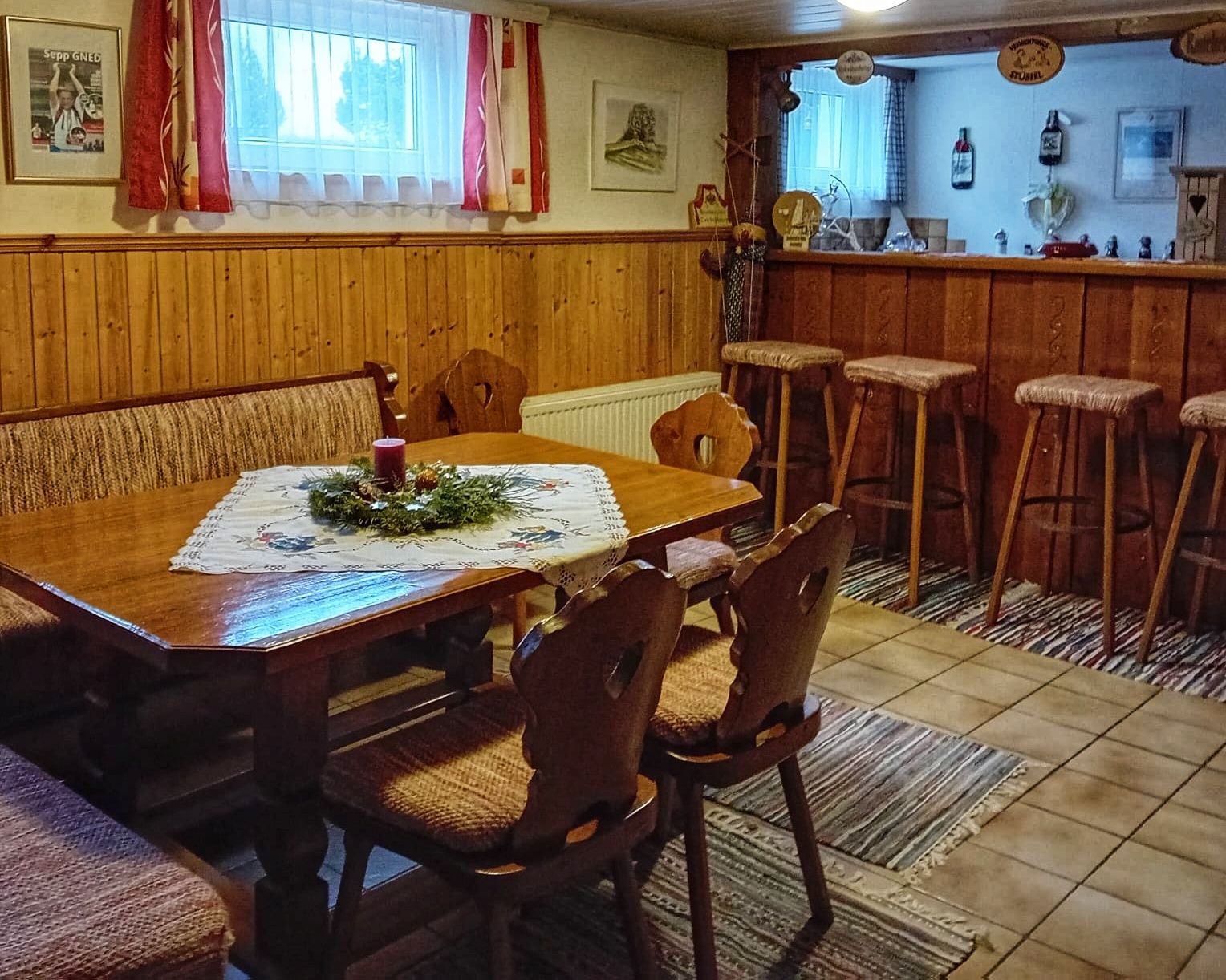 Lounge with kitchenette