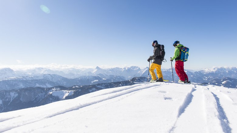 Skiing fun as far as the eye can see, © NÖBBG/Alexander Kaiser