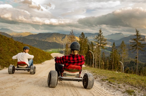 Hurtle down the mountain at top speed in a mountain cart!, © Niederösterreich-CARD/schwarz-koenig.at