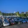 Park & Fly, parking lot with cars at Vienna Airport