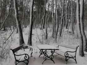 Verschneite Rastpl&auml;tze, &copy; Gemeinde Schwarzenbach