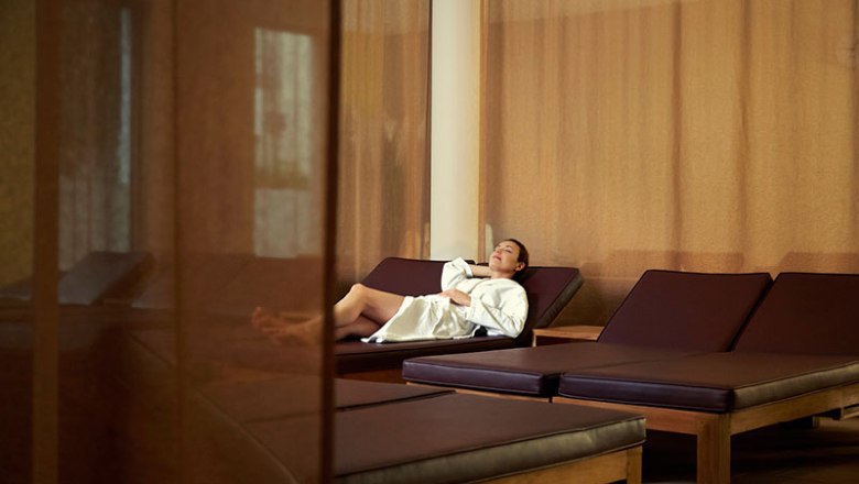 Relaxation room Therme Laa, © Therme Laa – Hotel &amp; Silent Spa
