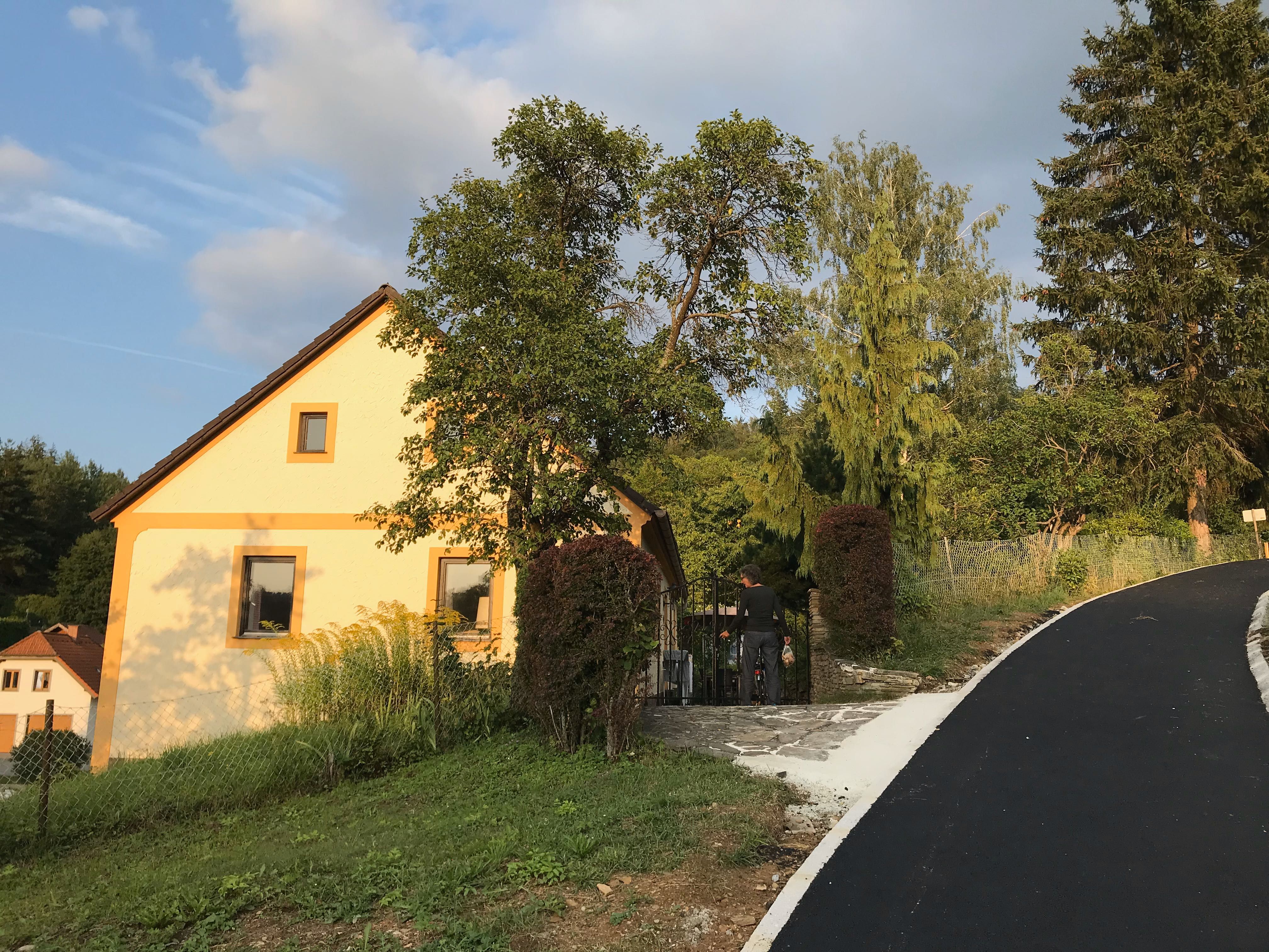 Community path in front of the house 