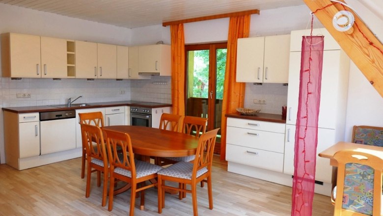 Sleeping area in the kitchen-living room, &copy; Gottfried Steiner