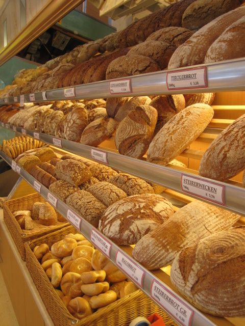 Bread display case
