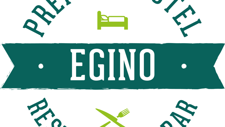 Logo of the EGINO Premium Hotel with restaurant and bar.