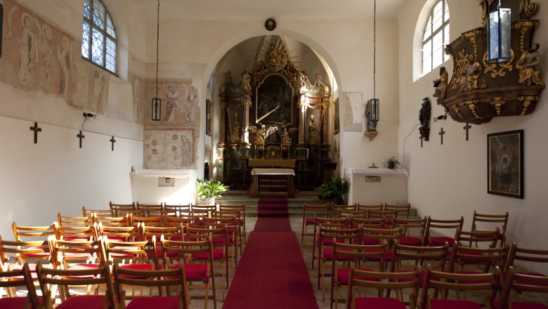 Filial church St. Johannim Mauerthale Interior, © Katharina Mahel_Kirchen am Fluss