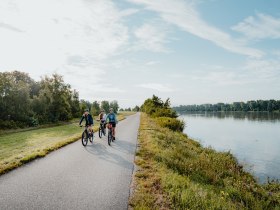 Radtour am Donauradweg bei Feldkirchen an der Donau, © WGD Donau Oberösterreich Tourismus GmbH