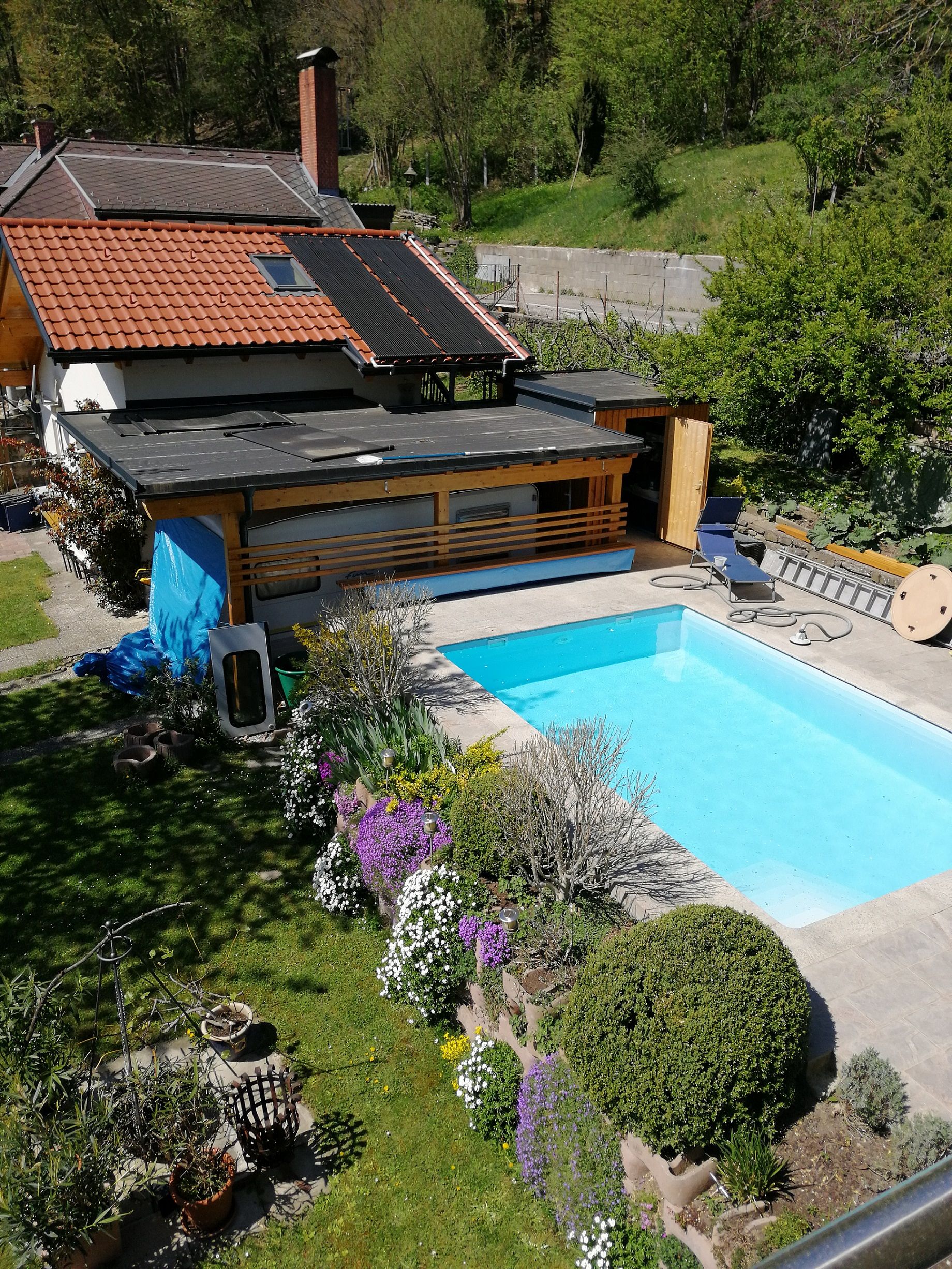 Pool of the Freunthaler vacation home