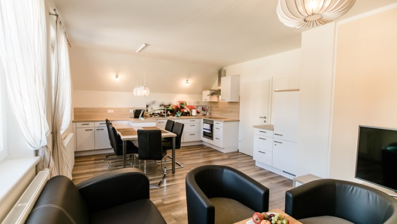 R&R vacation apartment living area, © R&R Residenzen