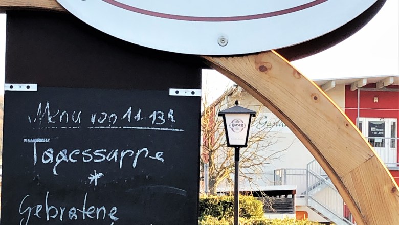 Menu at Gasthaus Graml in Pöchlarn, © Donau NÖ Tourismus GmbH