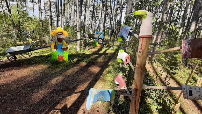 Naturpfad mit Spielen, © Tanja Schwartz