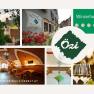 Collage of pictures of the Özi winery in the Wachau, Austria.