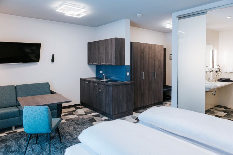 Newly designed guest rooms