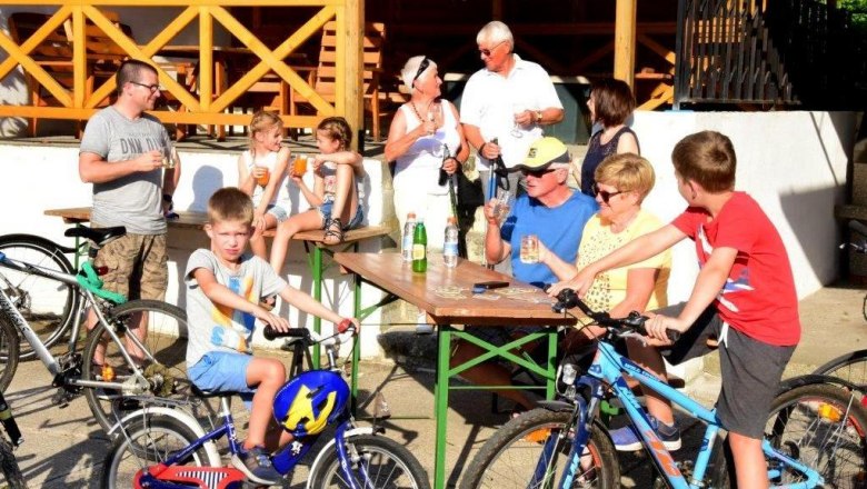 Veitlberg bike rest, © Herbert Schleich
