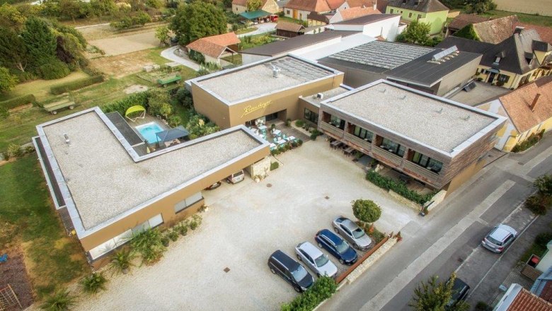 Winery Rosenberger aerial view drone, &copy; Rosenberger