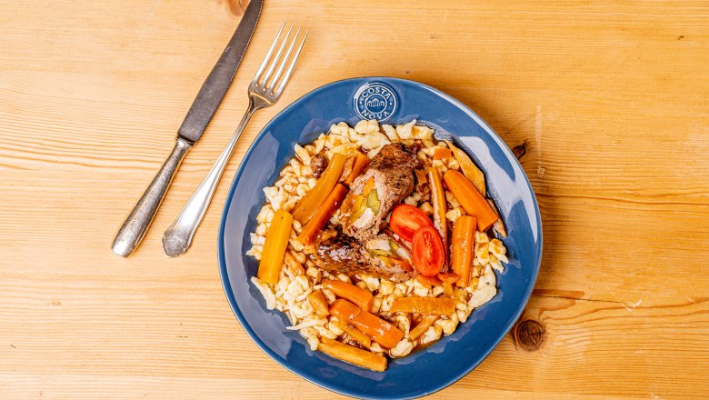 Example of a meal at Schloss Greisslerei, &copy; Schloss Greisslerei