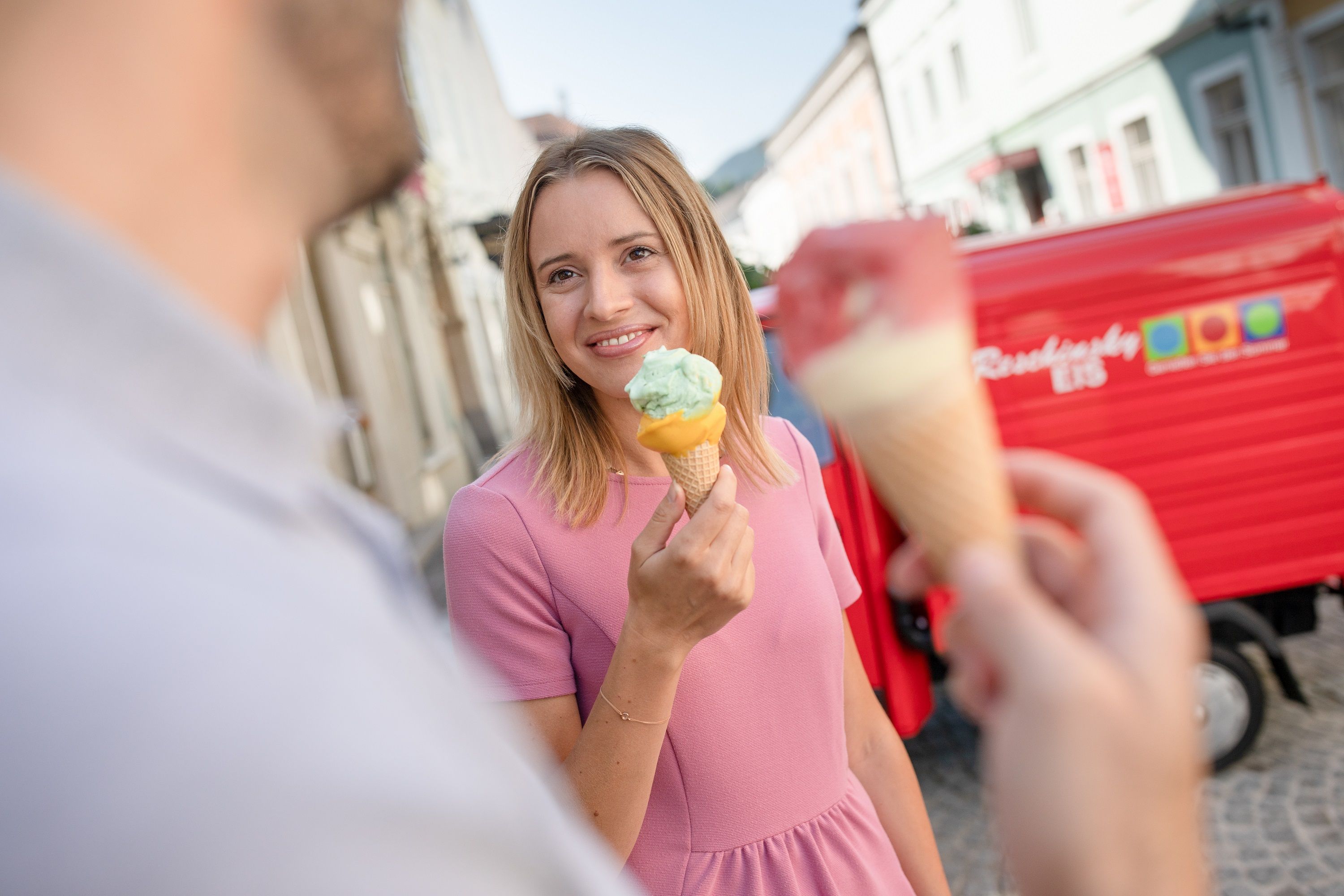 Enjoy homemade ice cream