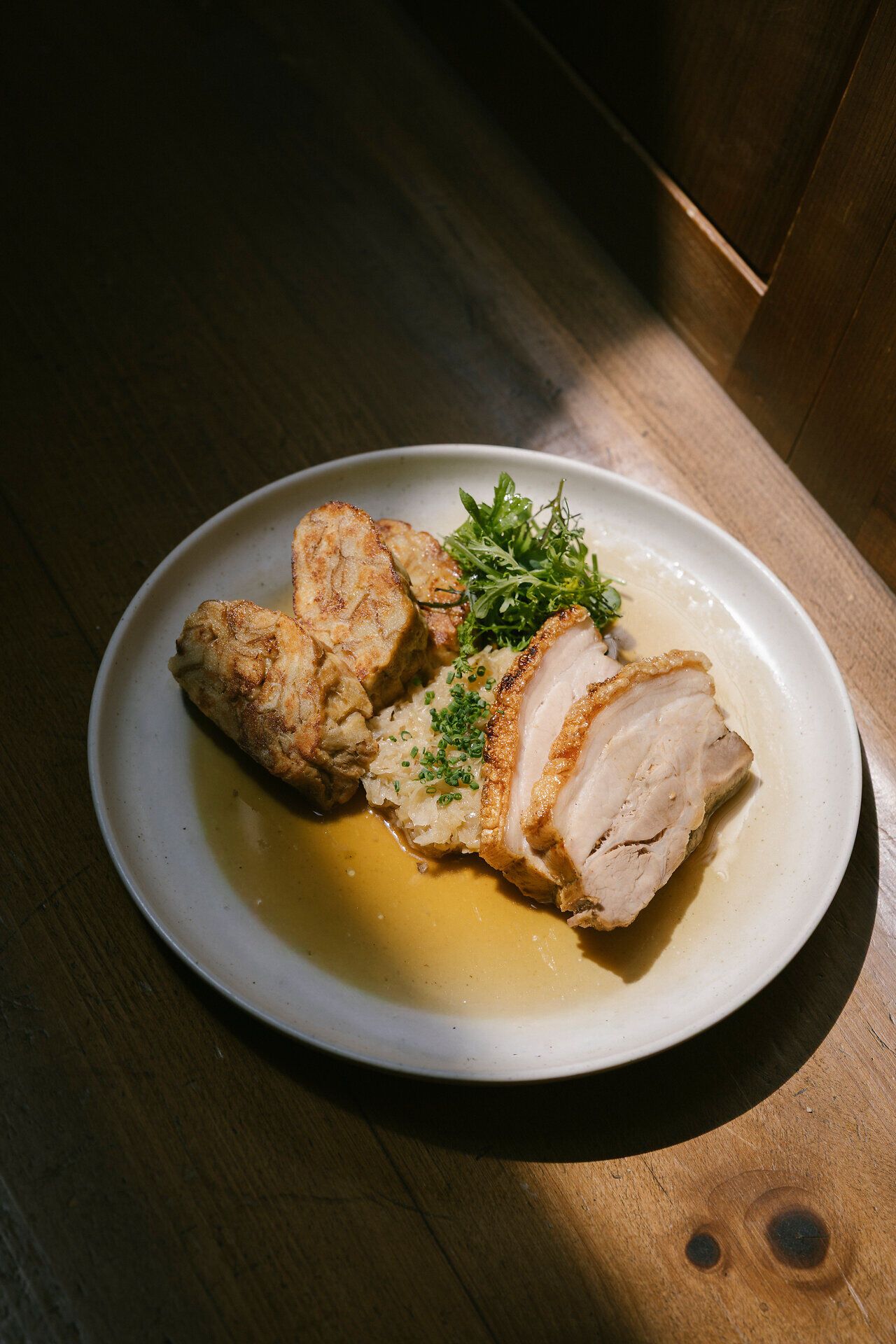 Crispy Roast Pork with Fluffy Dumplings