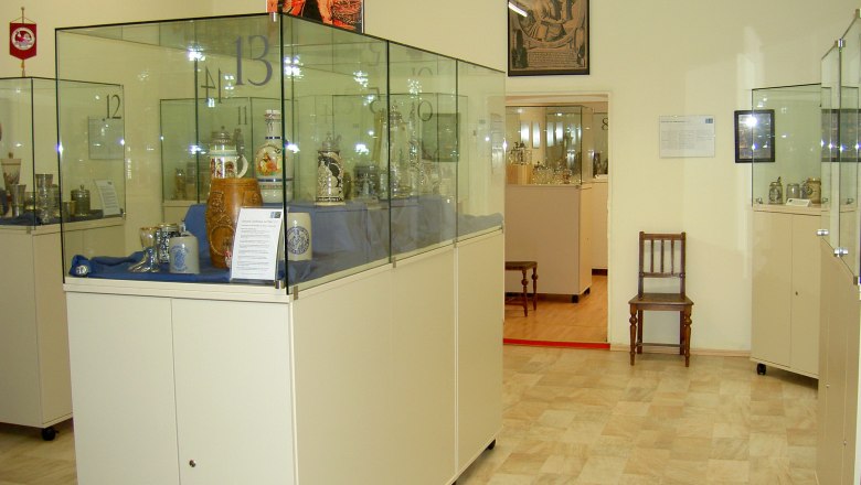 Museum of historical beer mugs, © Stadtgemeinde Hainfeld
