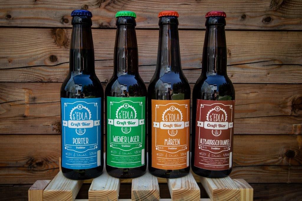 Craft beers from our own production