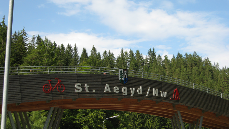 St. Aegyd am Neuwalde, cycle bridge, &copy; Tourismus St. Aegyd