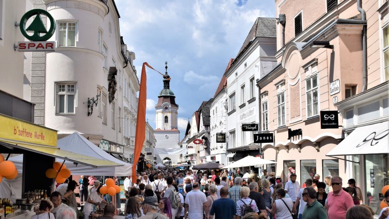 Krems shopping street, &copy; Kurt Streibel