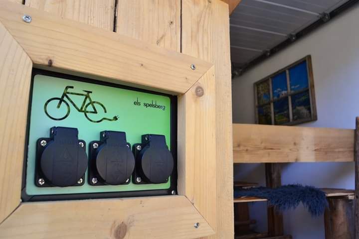 Heimberger farm store and bike rest