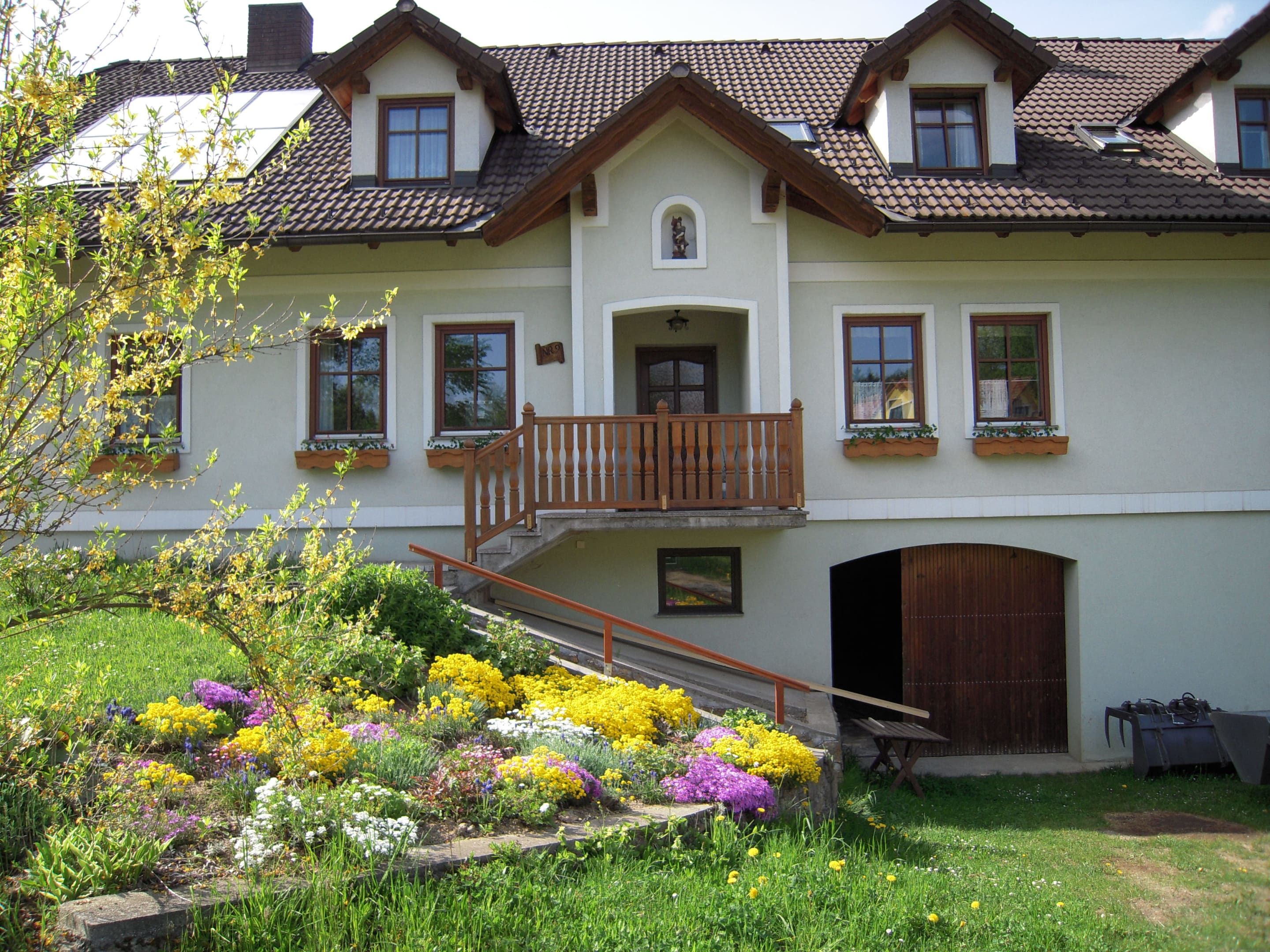 House in spring