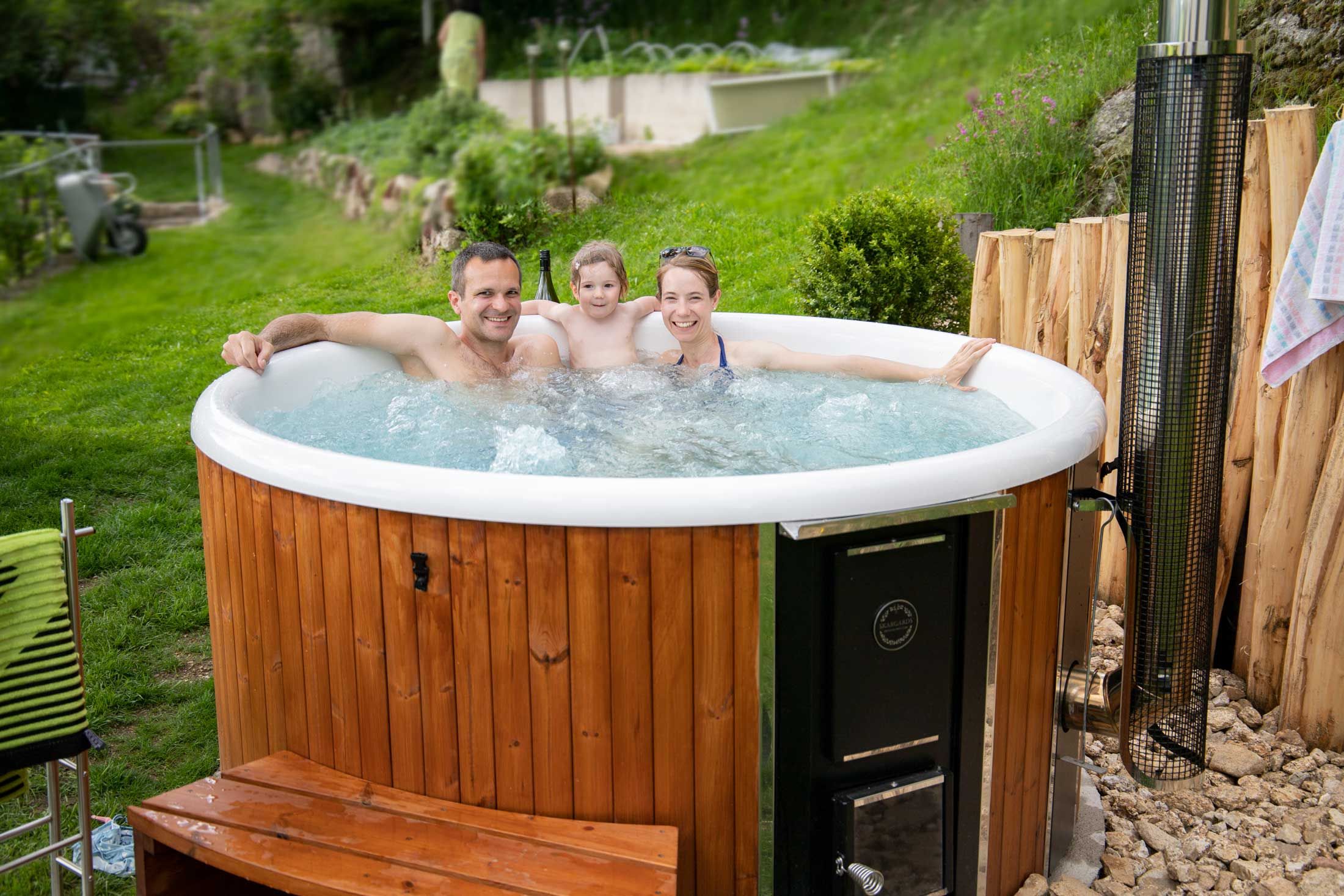 Hot tub for the whole family