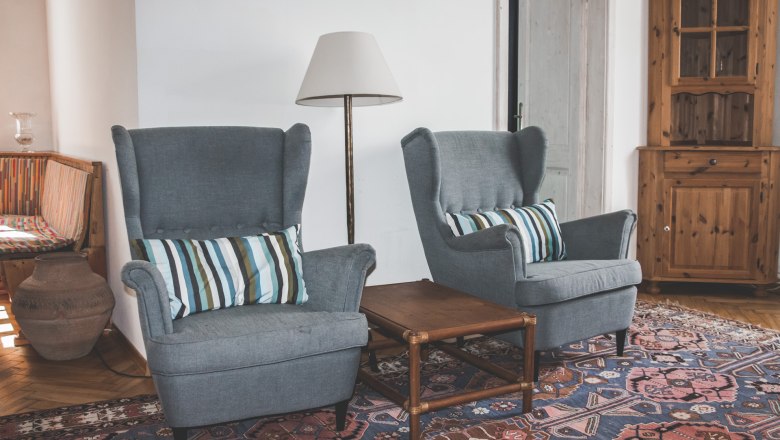 Comfortable seating in the living room, © Philip Baumgartner